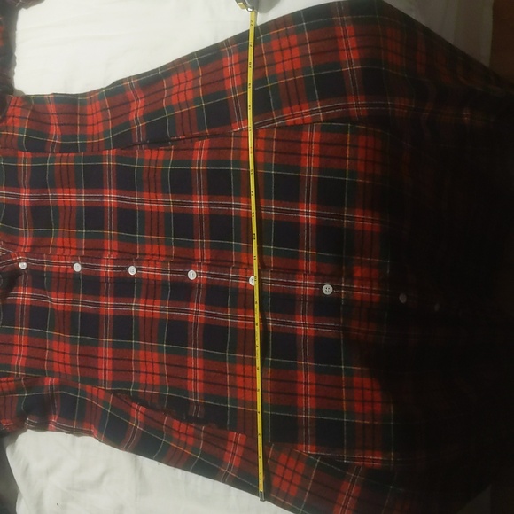 Kiel James Patrick Flannel Button down Maxi dress - Picture 7 of 7